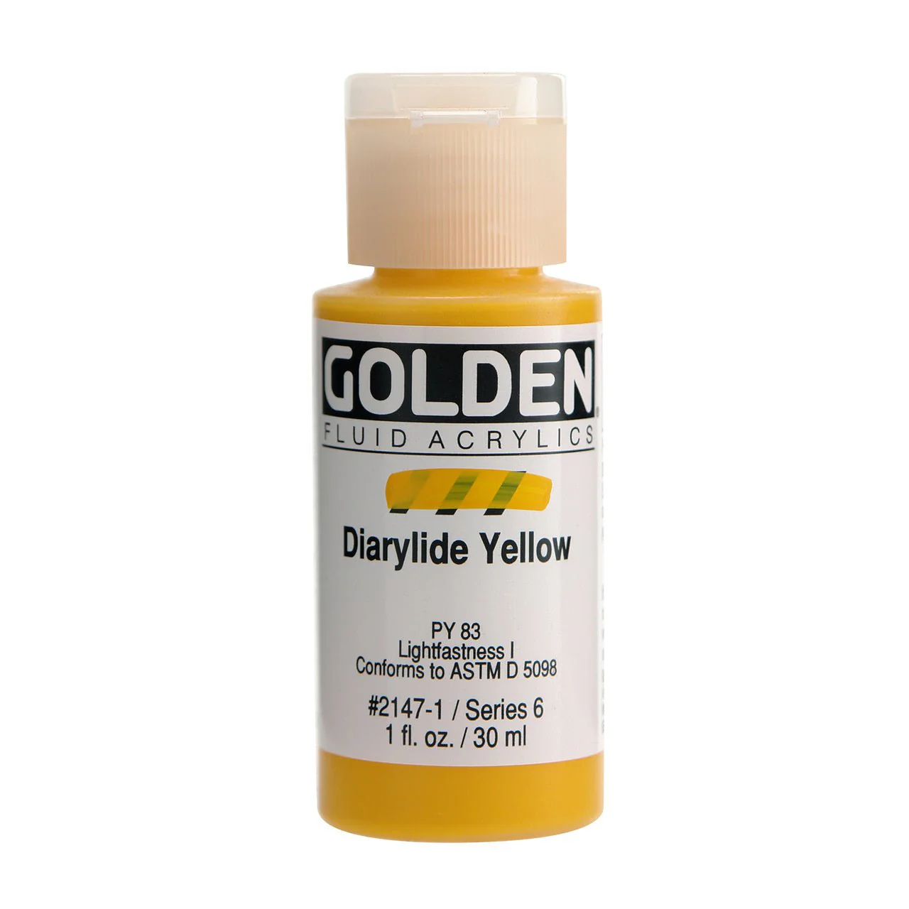 Golden Fluid Acrylic Diarylide Yellow 1 oz