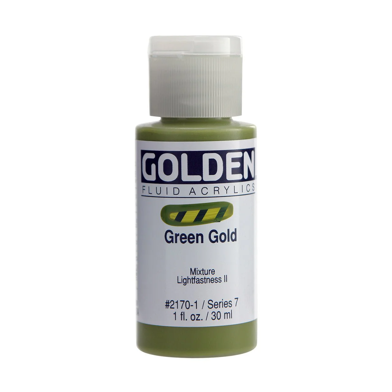 Golden Fluid Acrylic Green Gold 1 oz