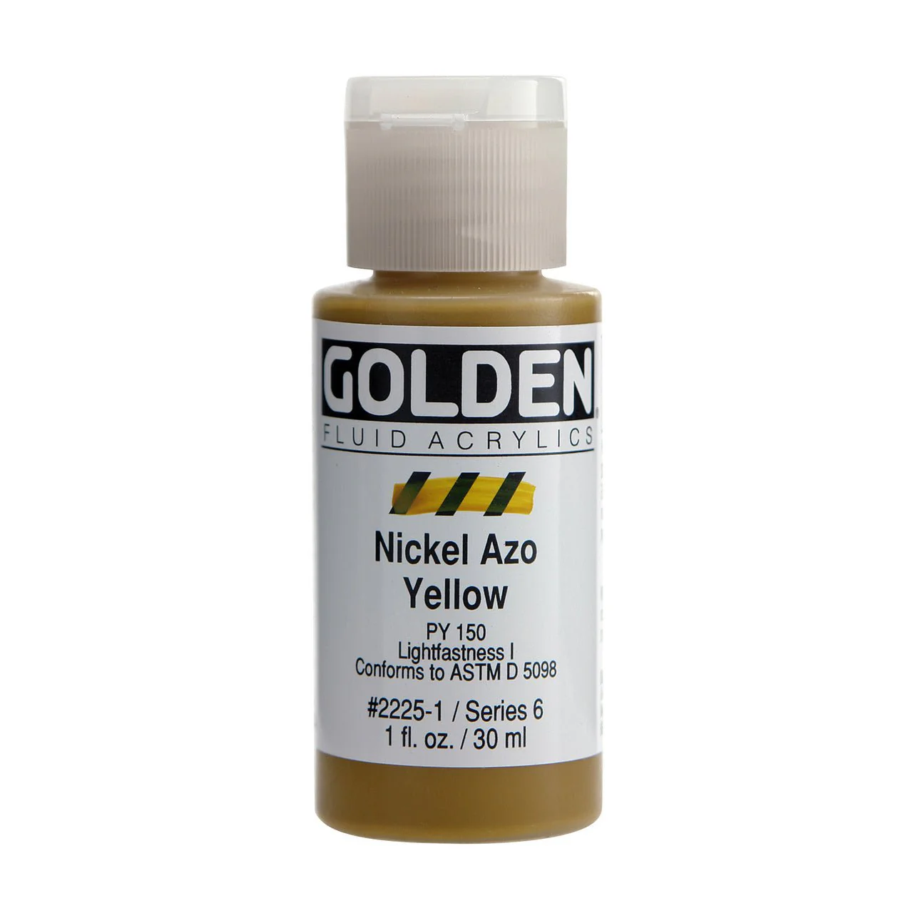 Golden Fluid Acrylic Nickel Azo Yellow 1 oz