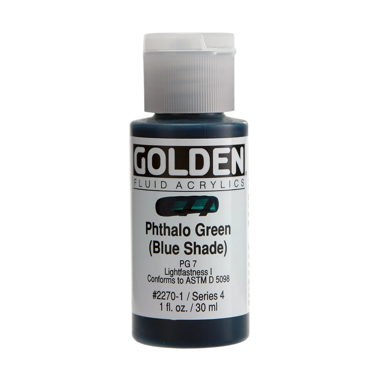 Golden Fluid Acrylic Phthalo Green (blue shade) 1 oz