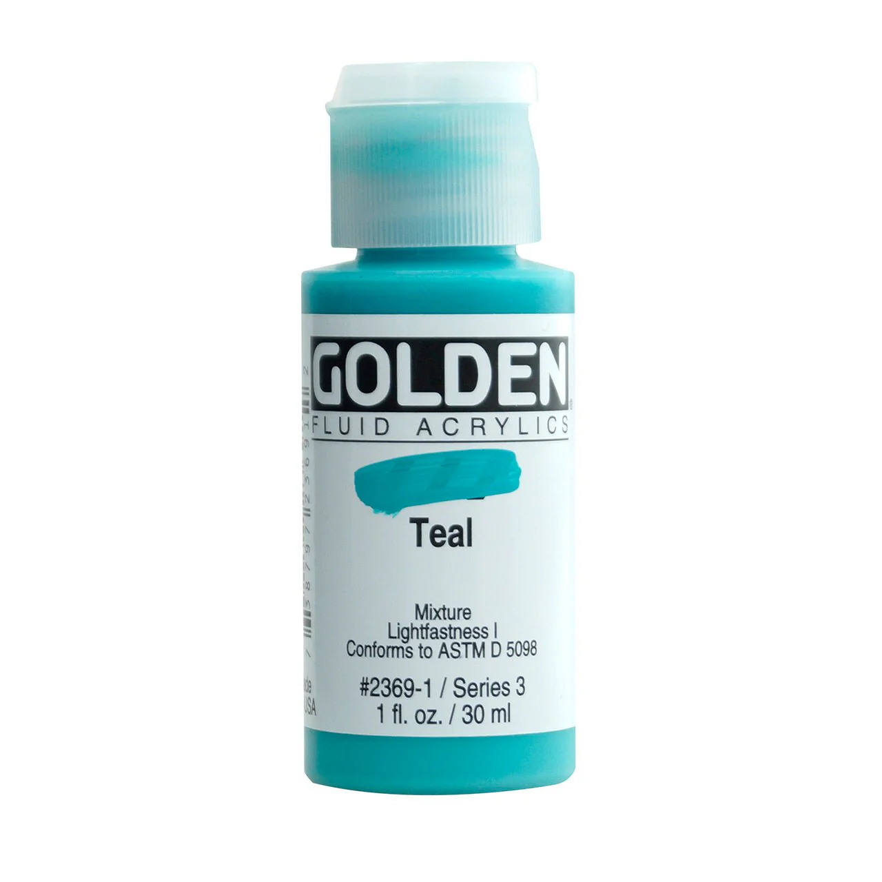 Golden Fluid Acrylic Teal 1 oz
