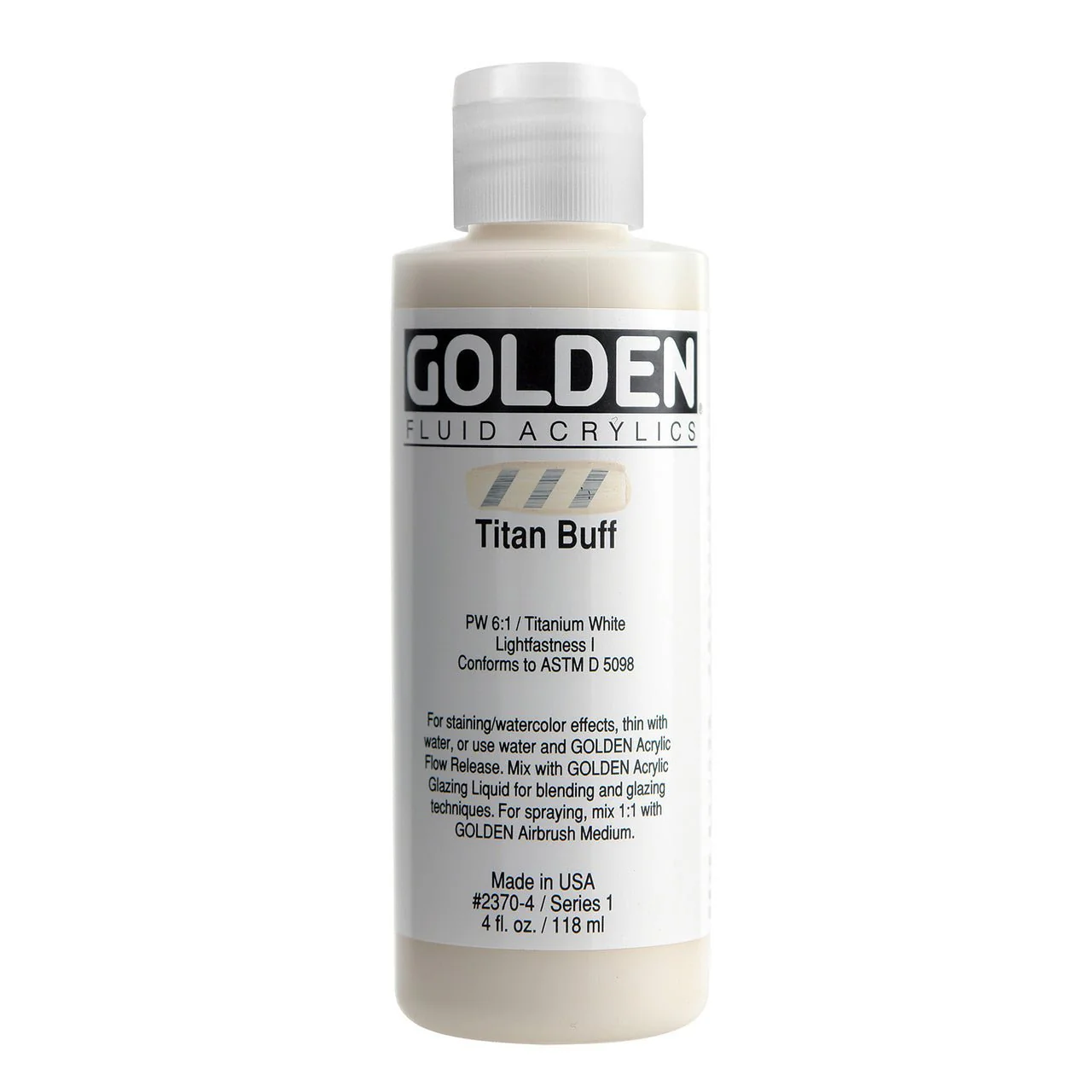 Golden Fluid Acrylic Titan Buff 4 oz