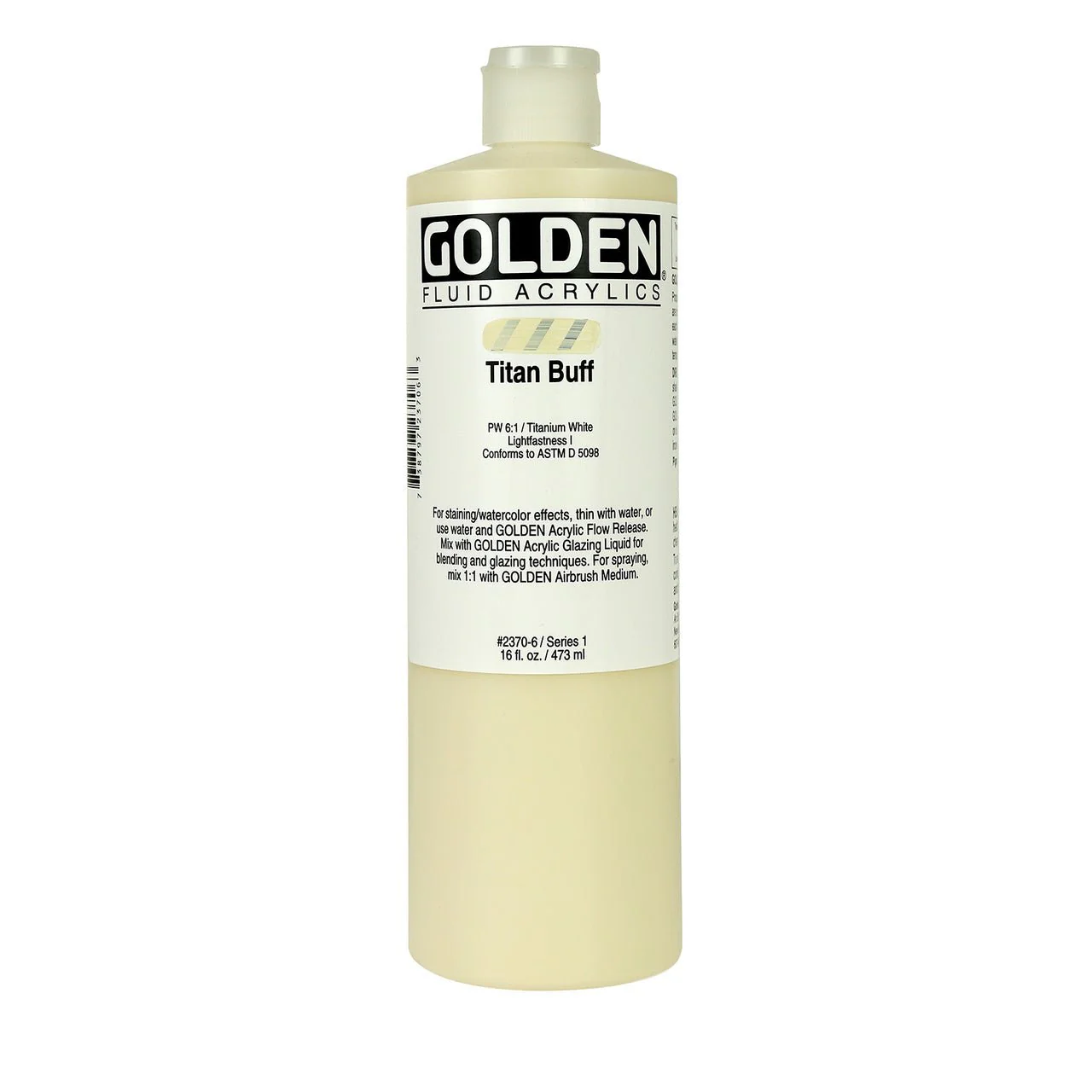 Golden Fluid Acrylic Titan Buff 16 oz