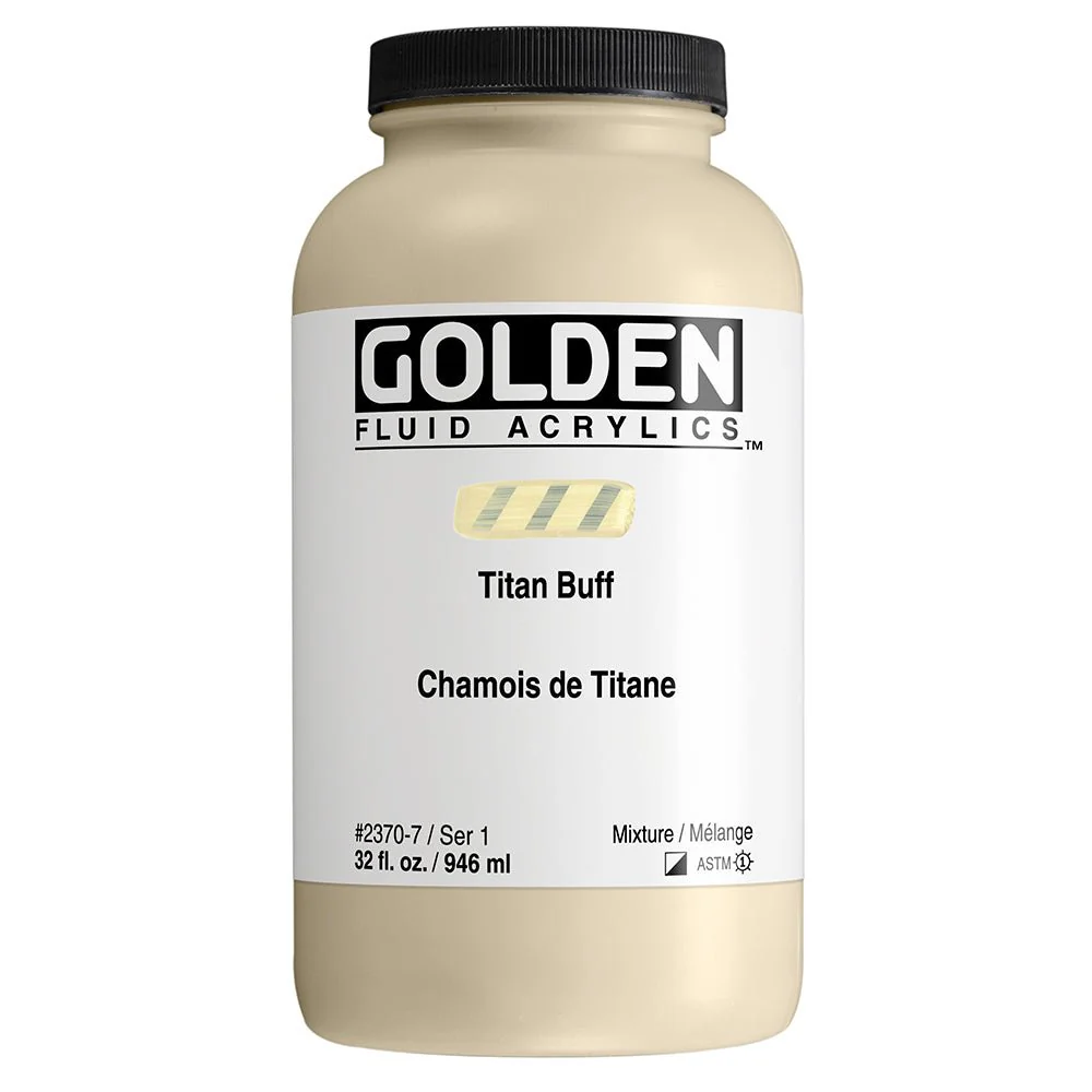 Golden Fluid Acrylic Titan Buff 32 oz