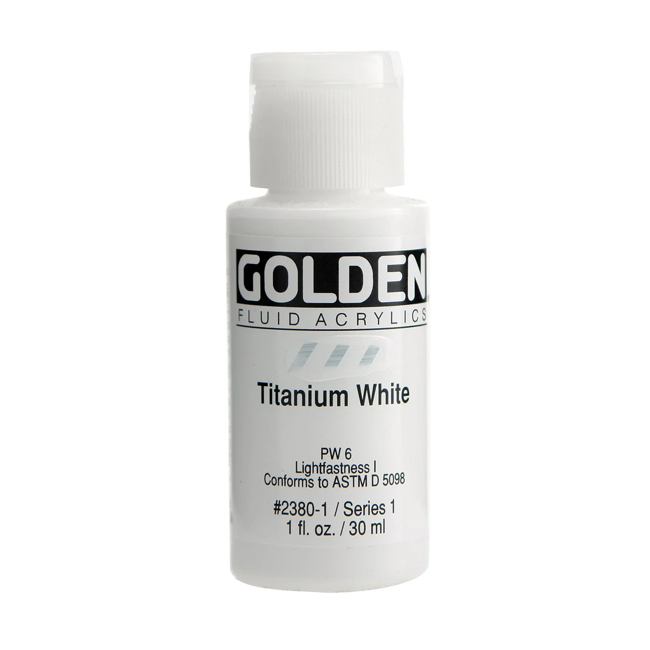 Golden Fluid Acrylic Titanium White 1 oz