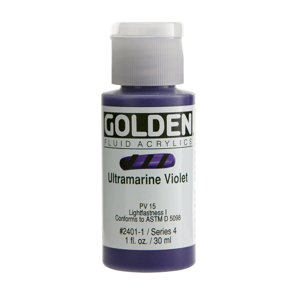 Golden Fluid Acrylic Ultramarine Violet 1 oz