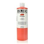 Golden Fluid Acrylic Vat Orange 16 oz