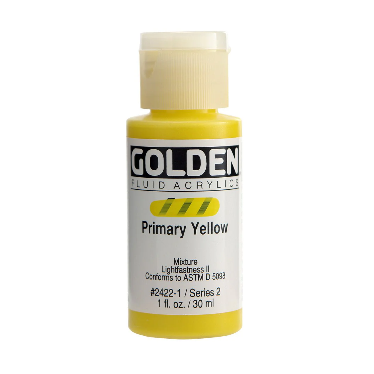 Golden Fluid Acrylic Primary Yellow 1 oz