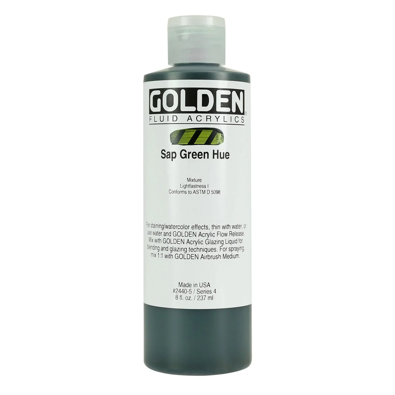 Golden Fluid Acrylic Sap Green Hue 8 oz