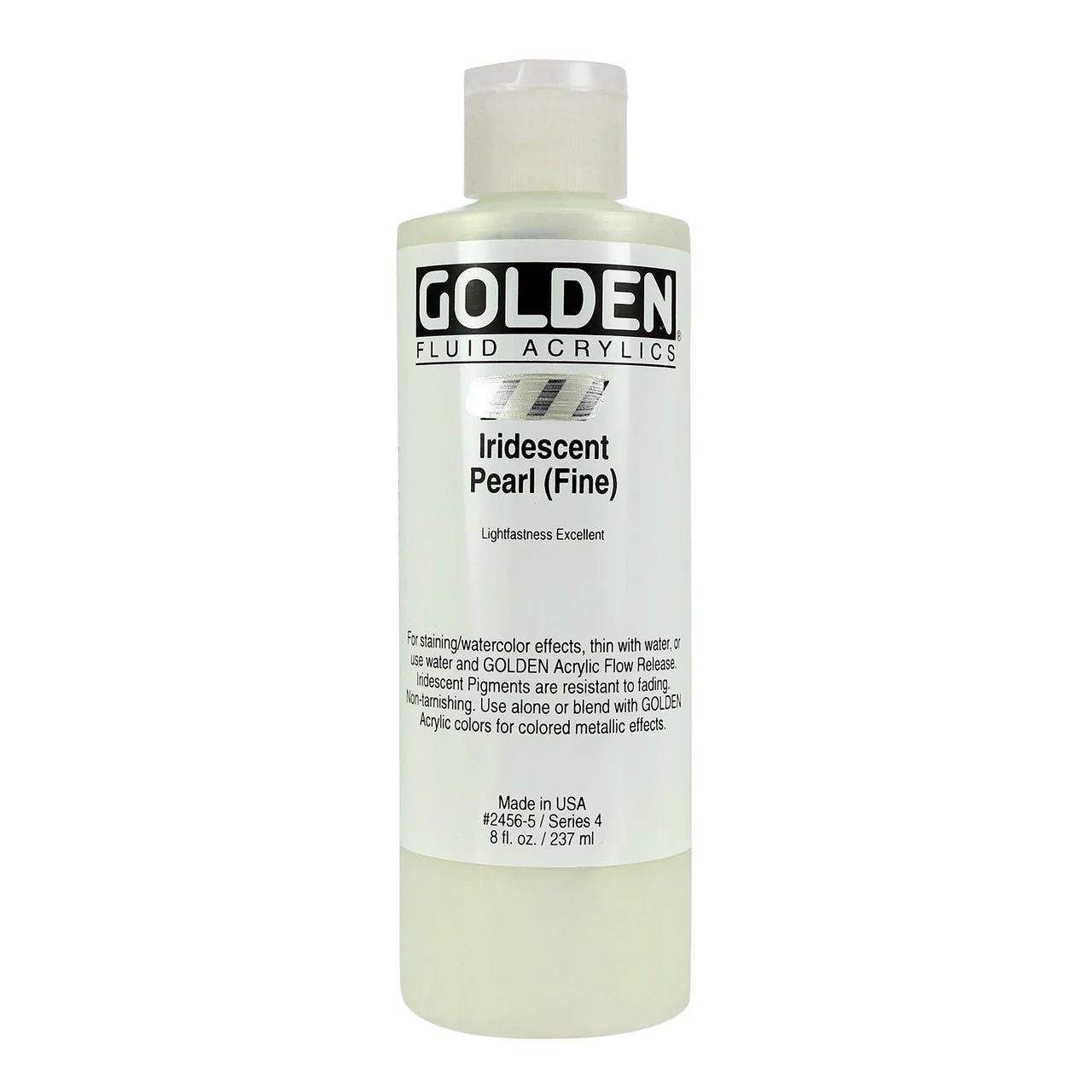 Golden Fluid Acrylic Iridescent Pearl (fine) 8 oz