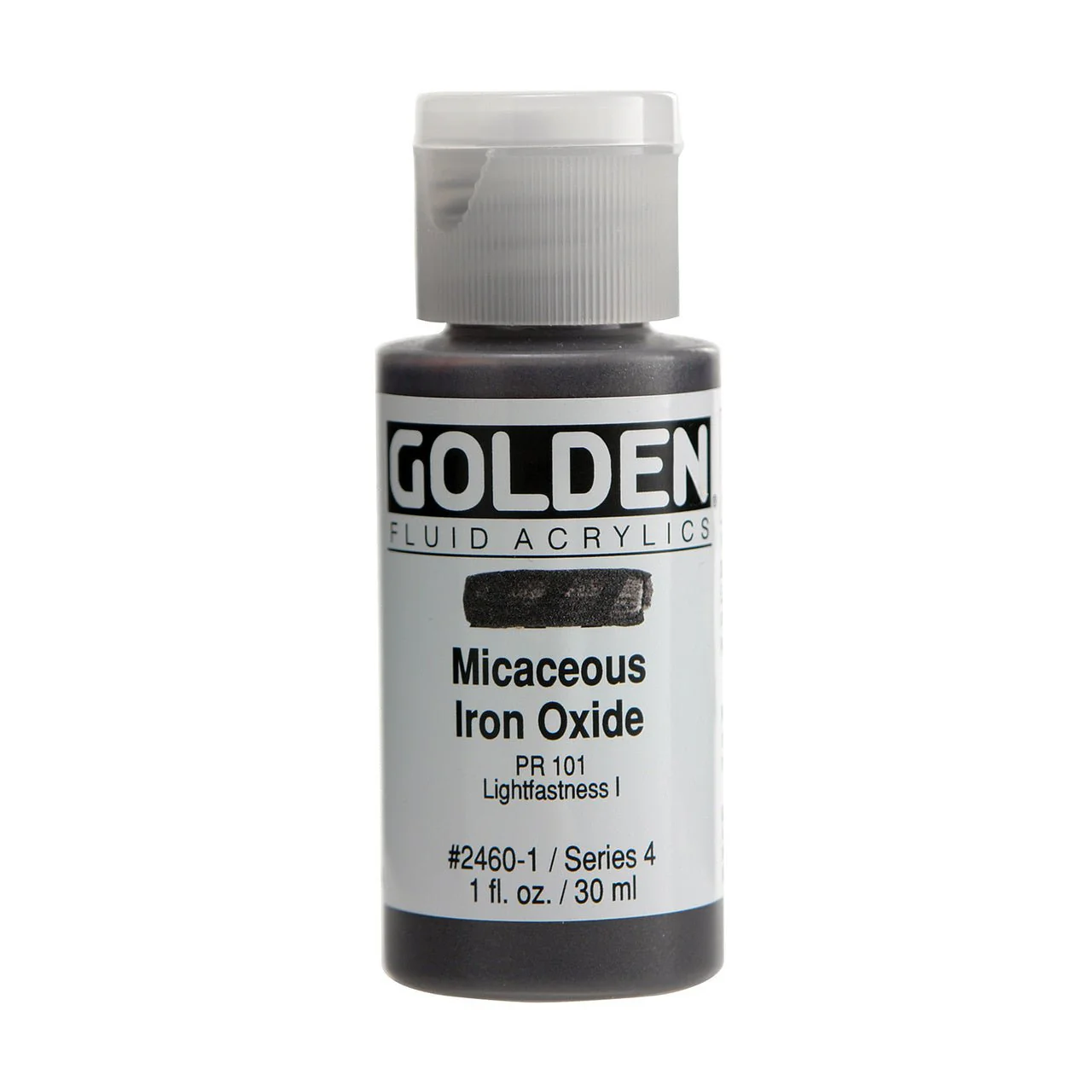 Golden Fluid Acrylic Micaceous Iron Oxide 1 oz