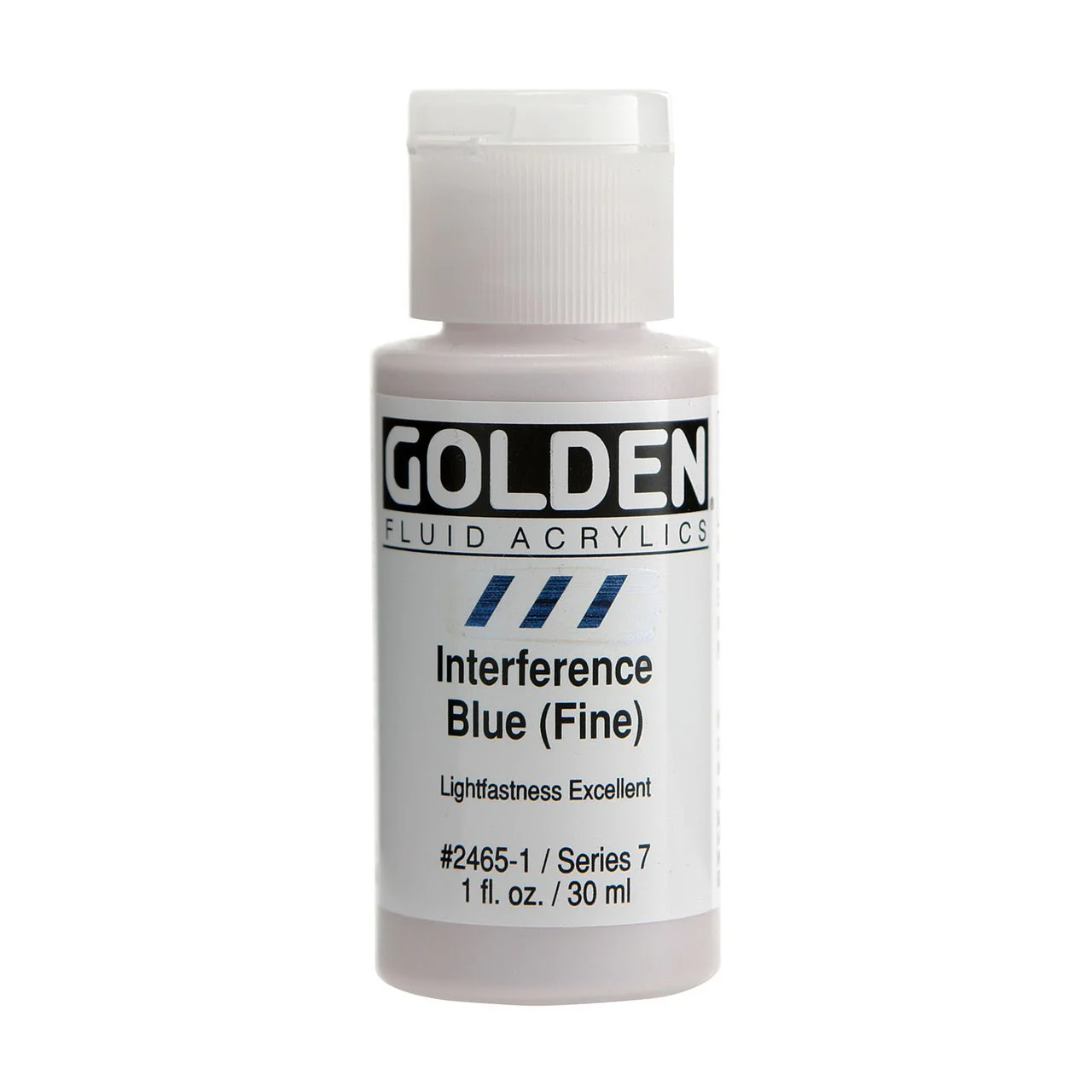 Golden Fluid Acrylic Interference Blue (fine) 1 oz