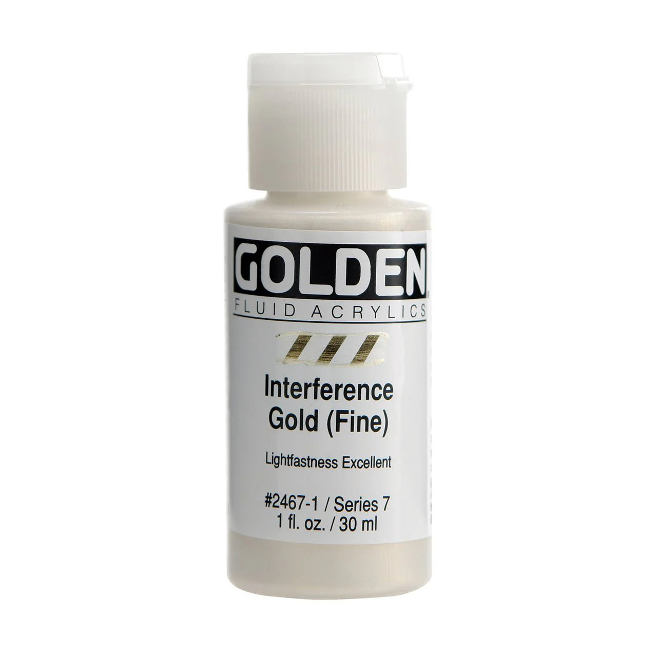 Golden Fluid Acrylic Interference Gold (fine) 1 oz