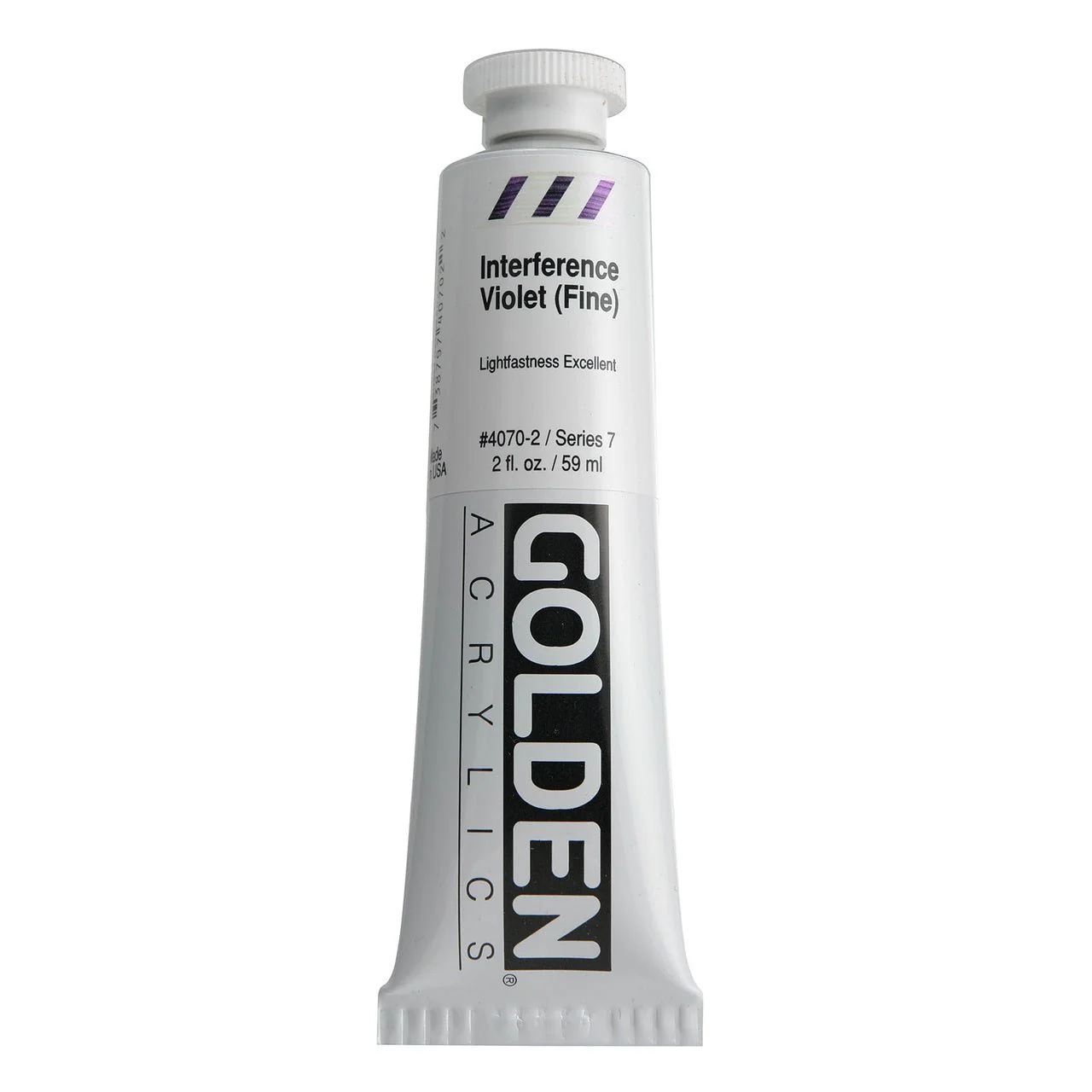 Golden Heavy Body Acrylic Interference Violet (fine) 2 oz