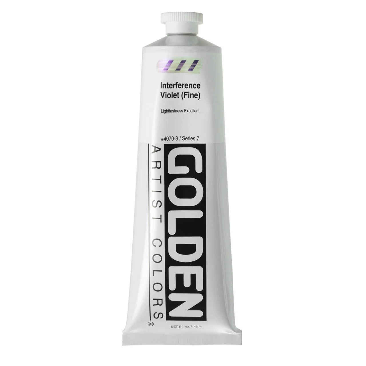 Golden Heavy Body Acrylic Interference Violet (fine) 5 oz