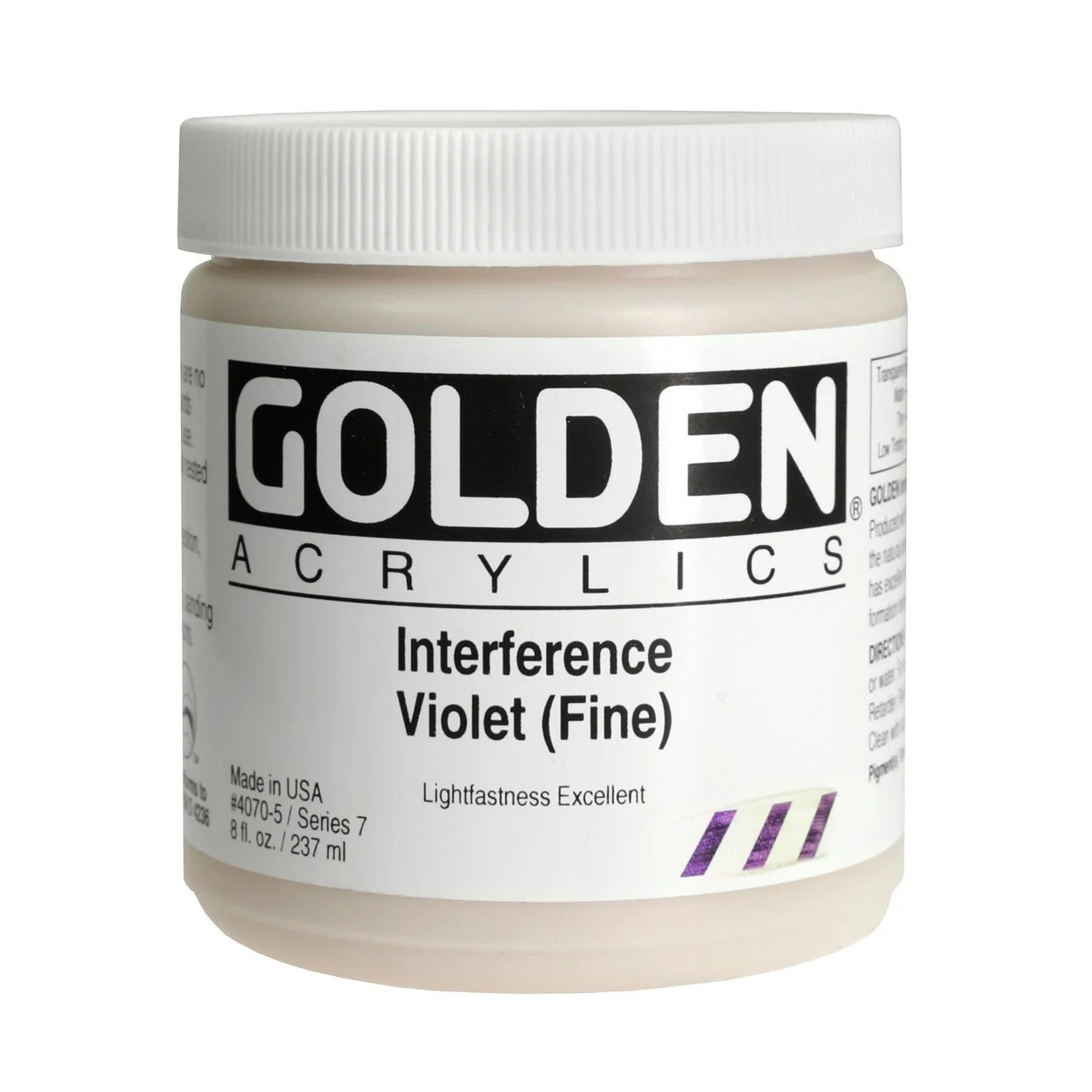 Golden Heavy Body Acrylic Interference Violet (fine) 8 oz