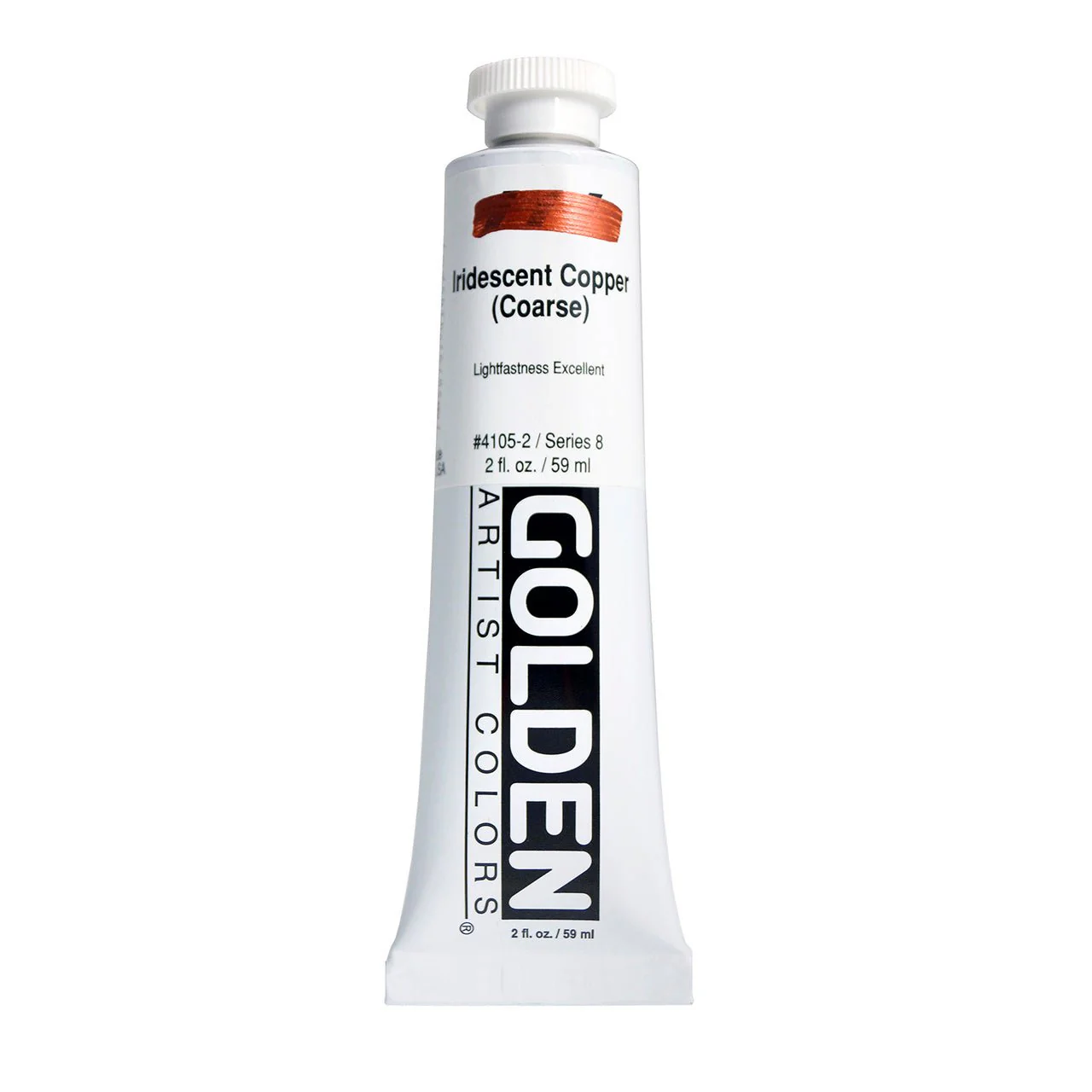 Golden Heavy Body Acrylic Iridescent Copper (Coarse) 2 oz