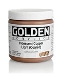 Golden Heavy Body Acrylic Iridescent Copper Light (coarse) 8 oz
