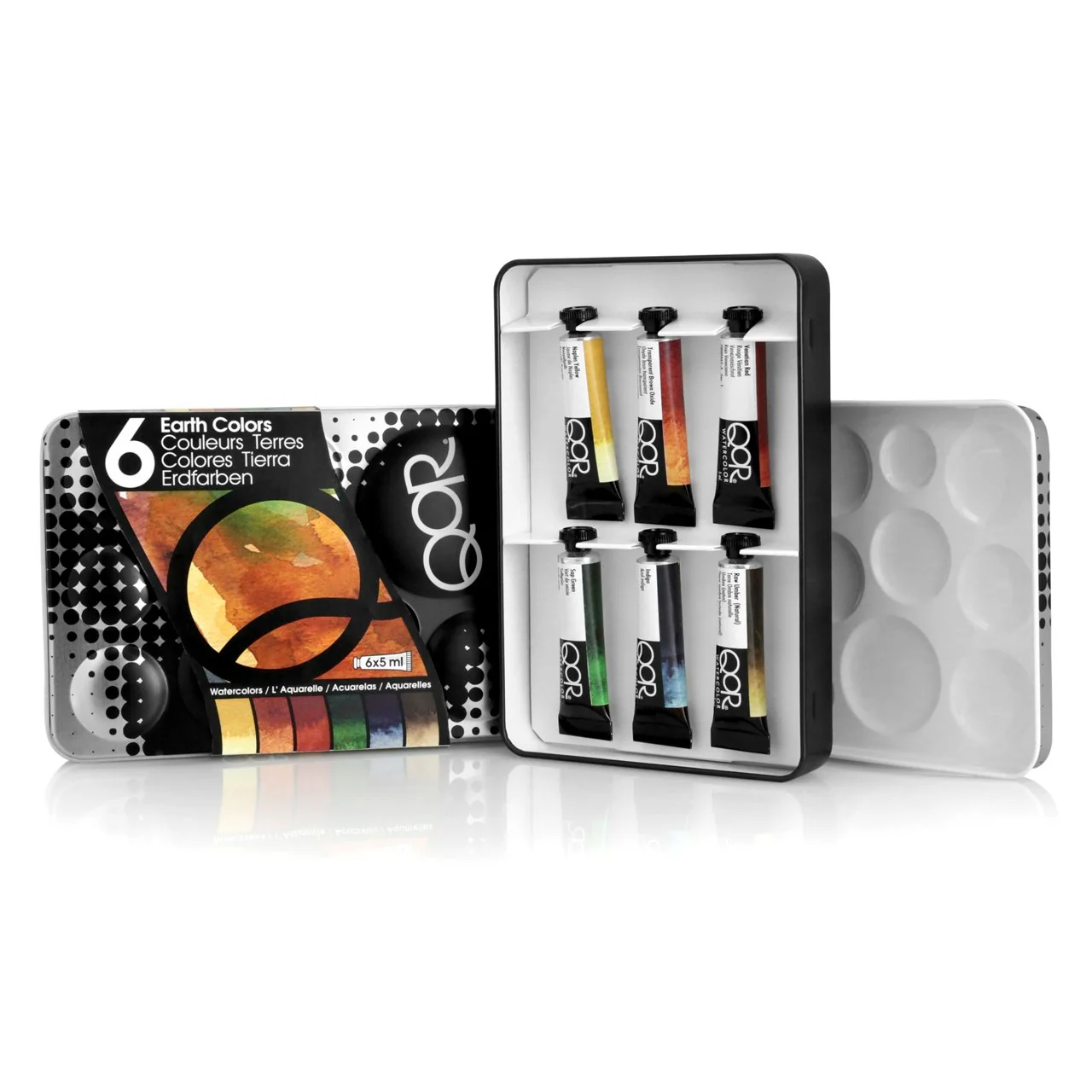 Golden QoR Watercolor Intro 6 - Earth Colors Set