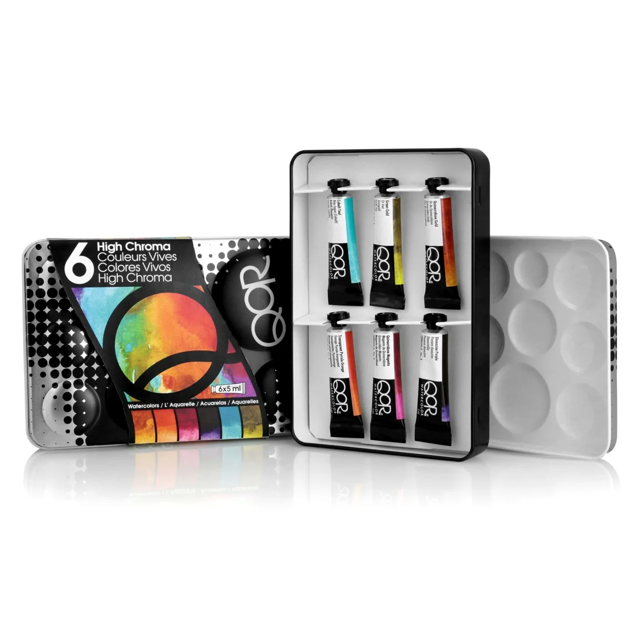 Golden QoR Watercolor Intro 6 - High Chroma Set