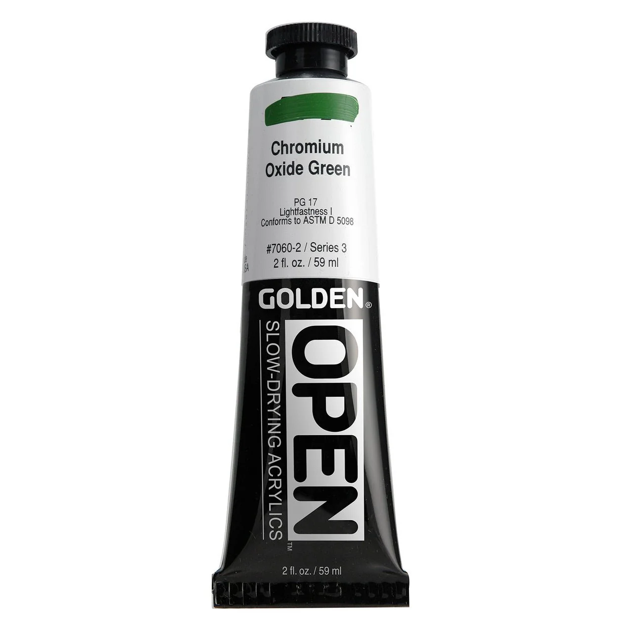 Golden OPEN Acrylic Chromium Oxide Green 2 oz