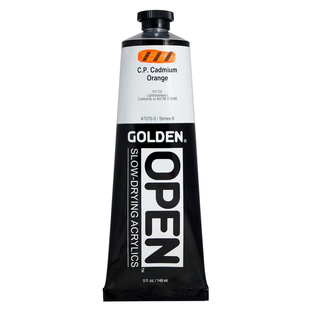 Golden OPEN Acrylic Cadmium Orange 5 oz