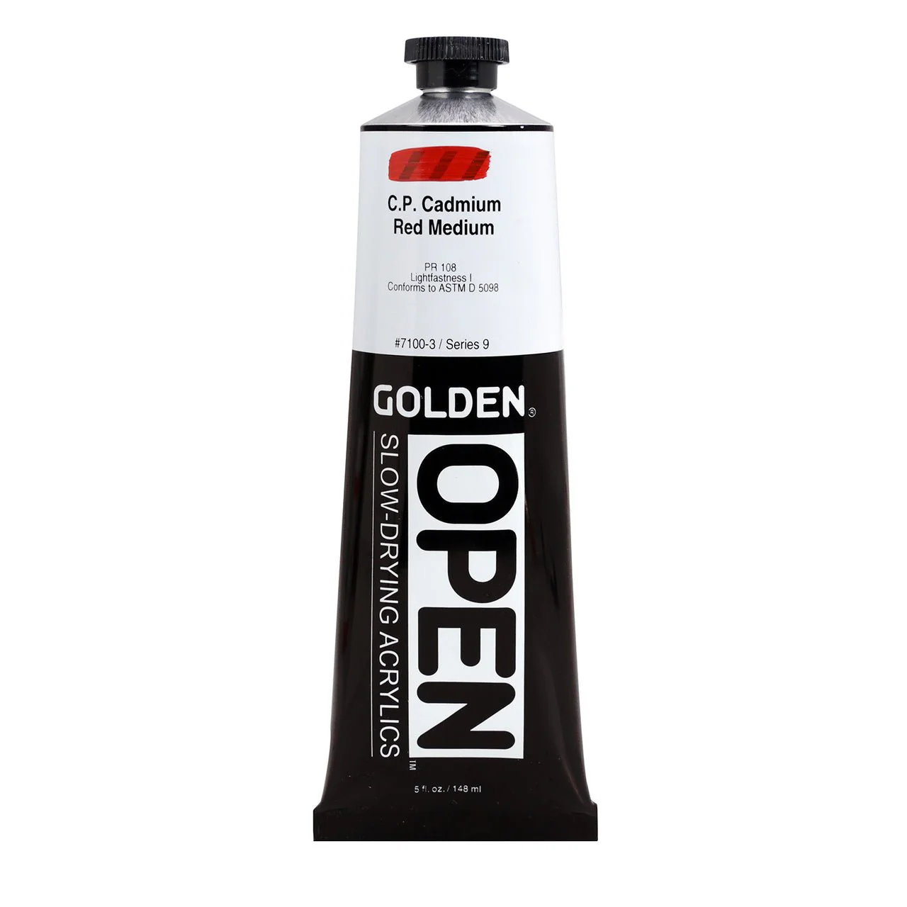 Golden OPEN Acrylic Cadmium Red Medium 5 oz