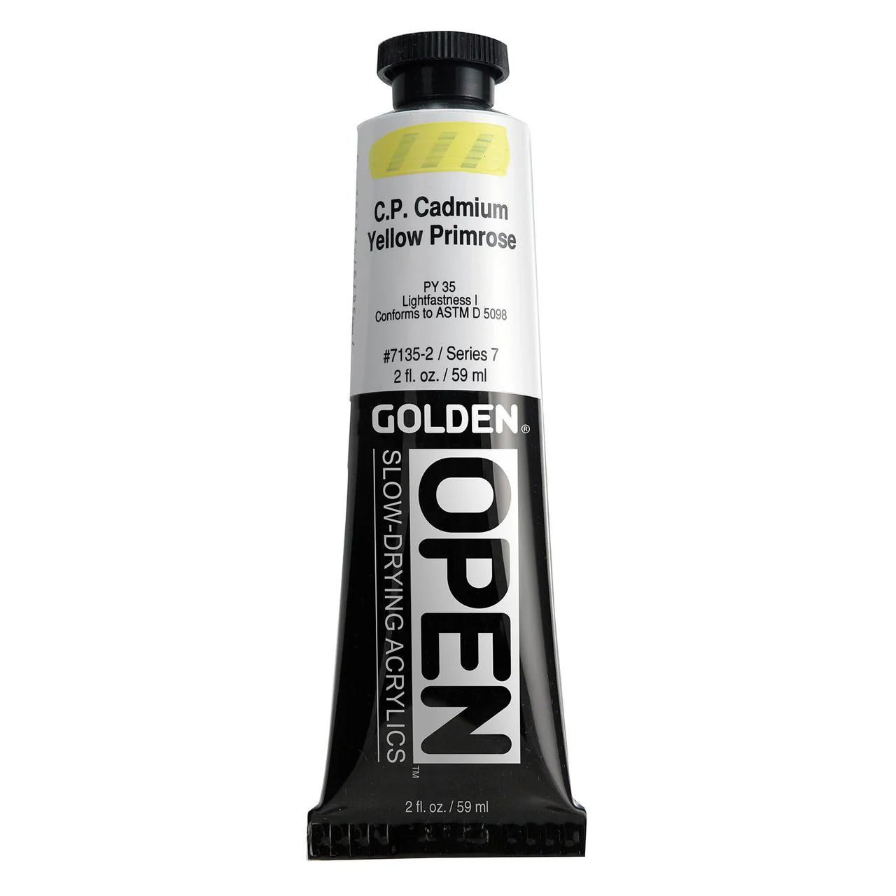 Golden OPEN Acrylic Cadmium Yellow Primrose 2 oz