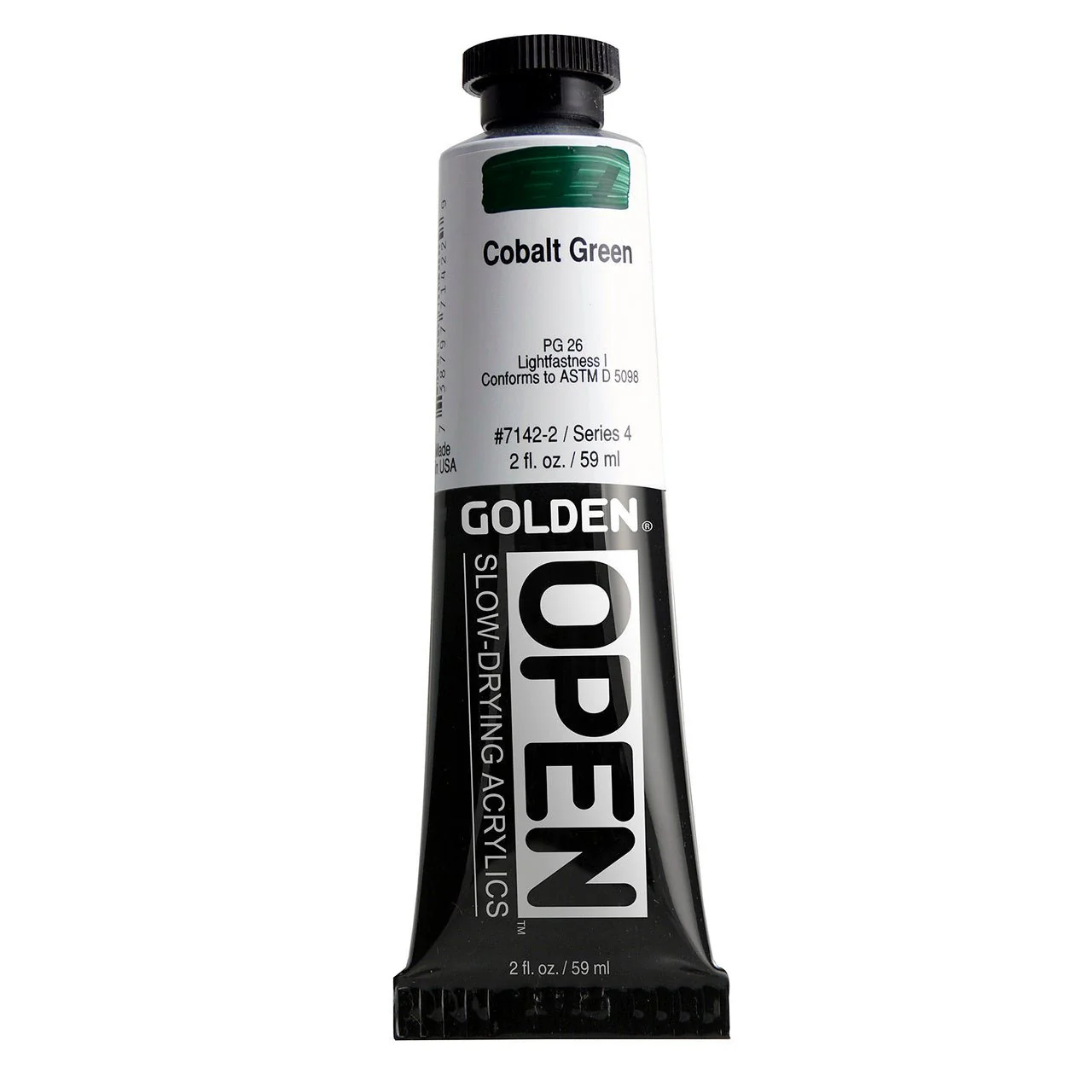 Golden OPEN Acrylic Cobalt Green 2 oz