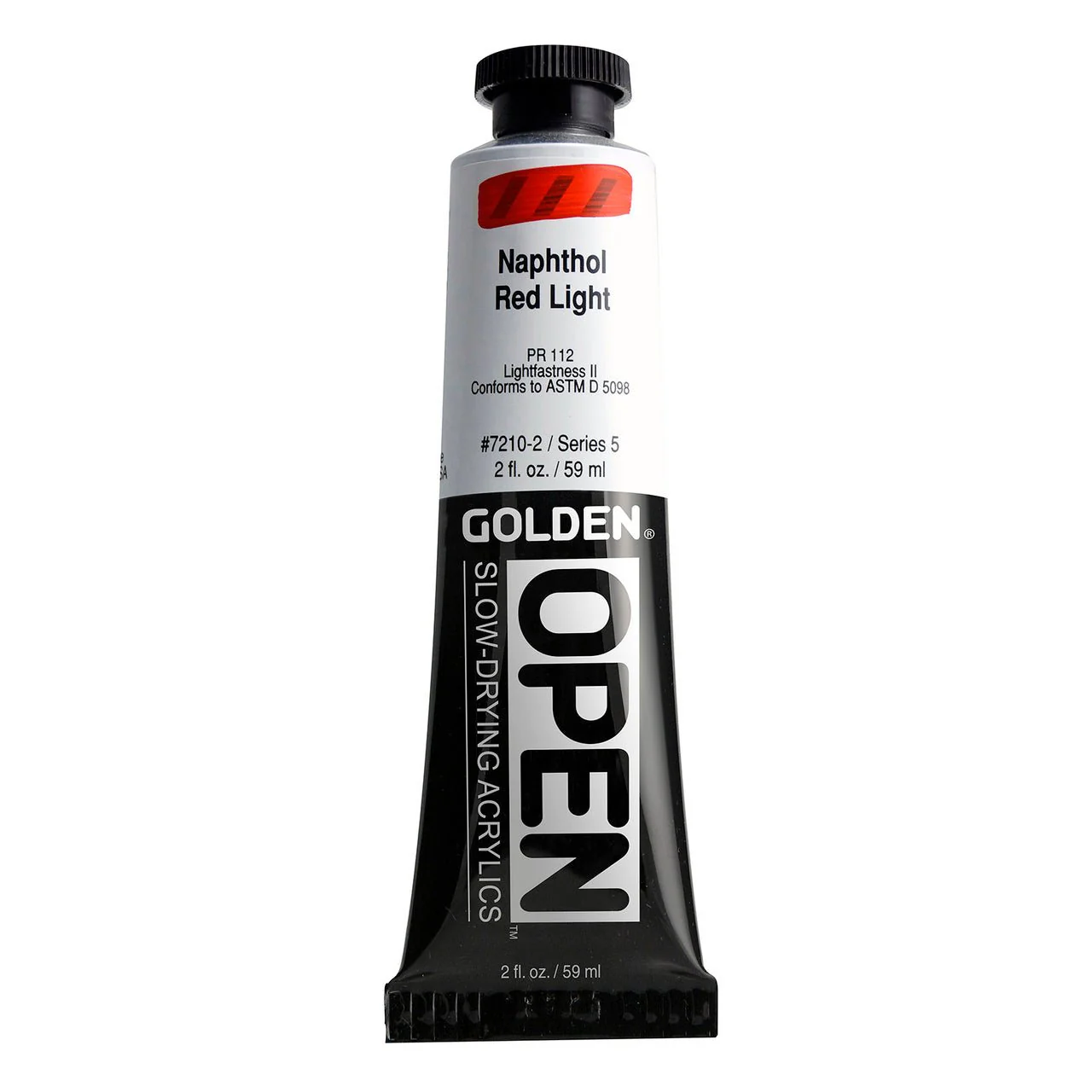 Golden OPEN Acrylic Naphthol Red Light 2 oz