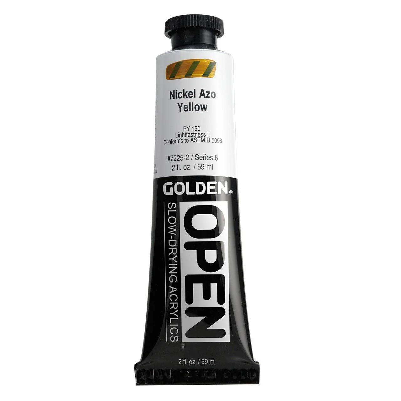 Golden OPEN Acrylic Nickel Azo Yellow 2 oz