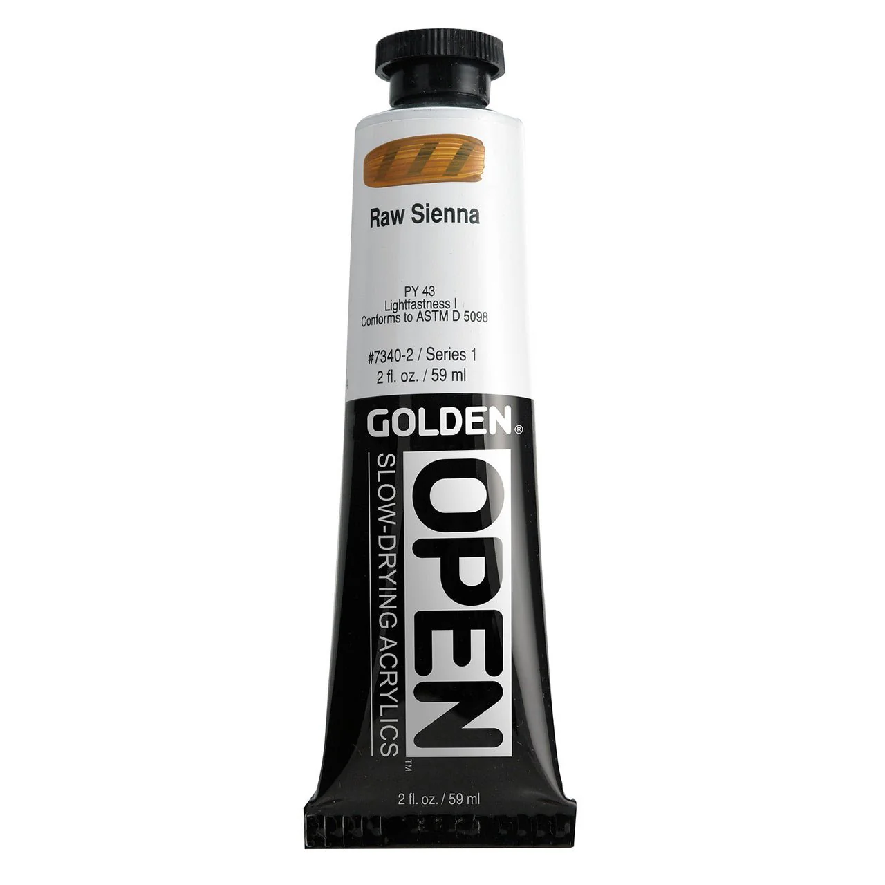 Golden OPEN Acrylic Raw Sienna 2 oz