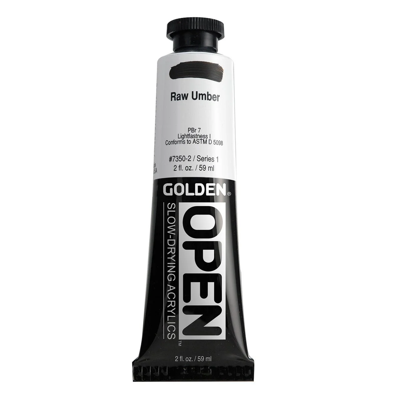 Golden OPEN Acrylic Raw Umber 2 oz