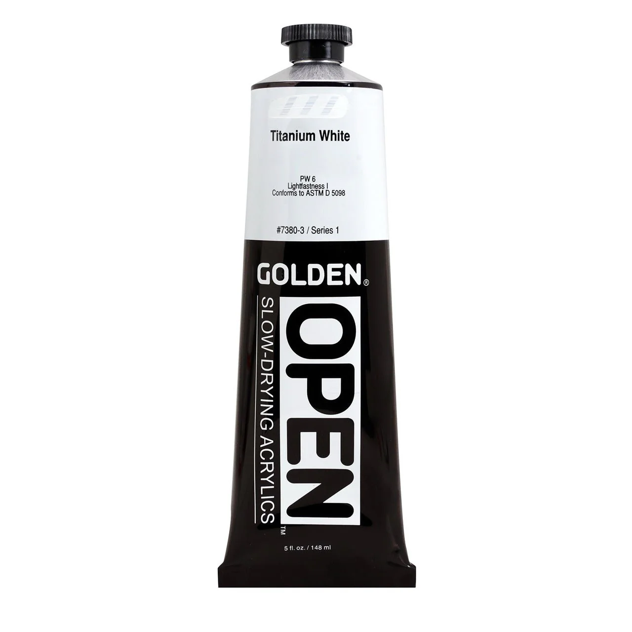 Golden OPEN Acrylic Titanium White 5 oz