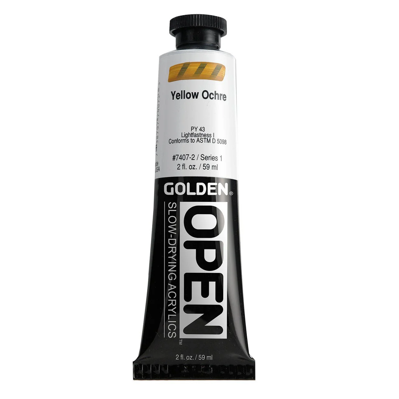 Golden OPEN Acrylic Yellow Ochre 2 oz