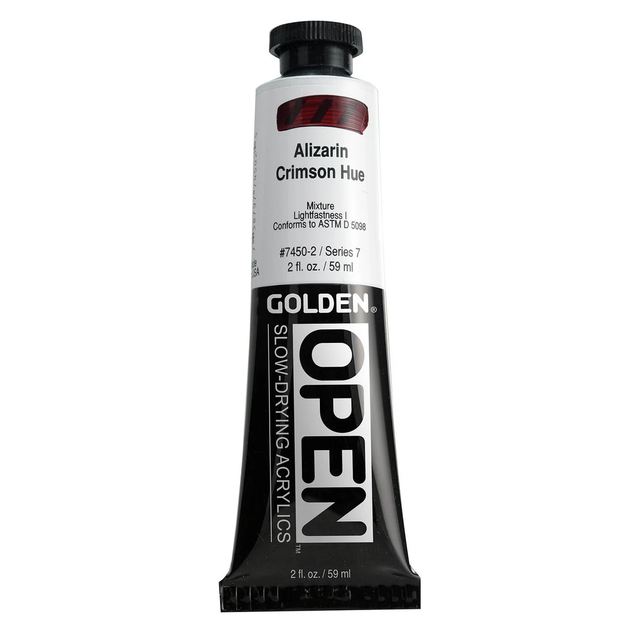 Golden OPEN Acrylic Alizarin Crimson Hue 2 oz