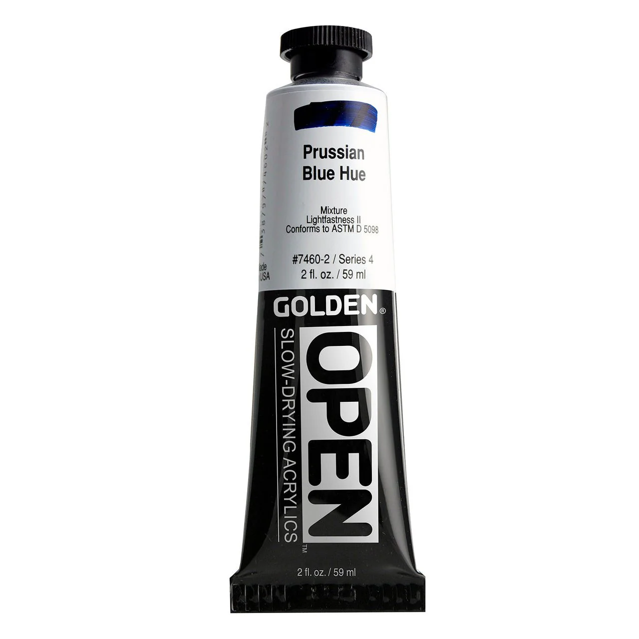 Golden OPEN Acrylic Prussian Blue Hue 2 oz