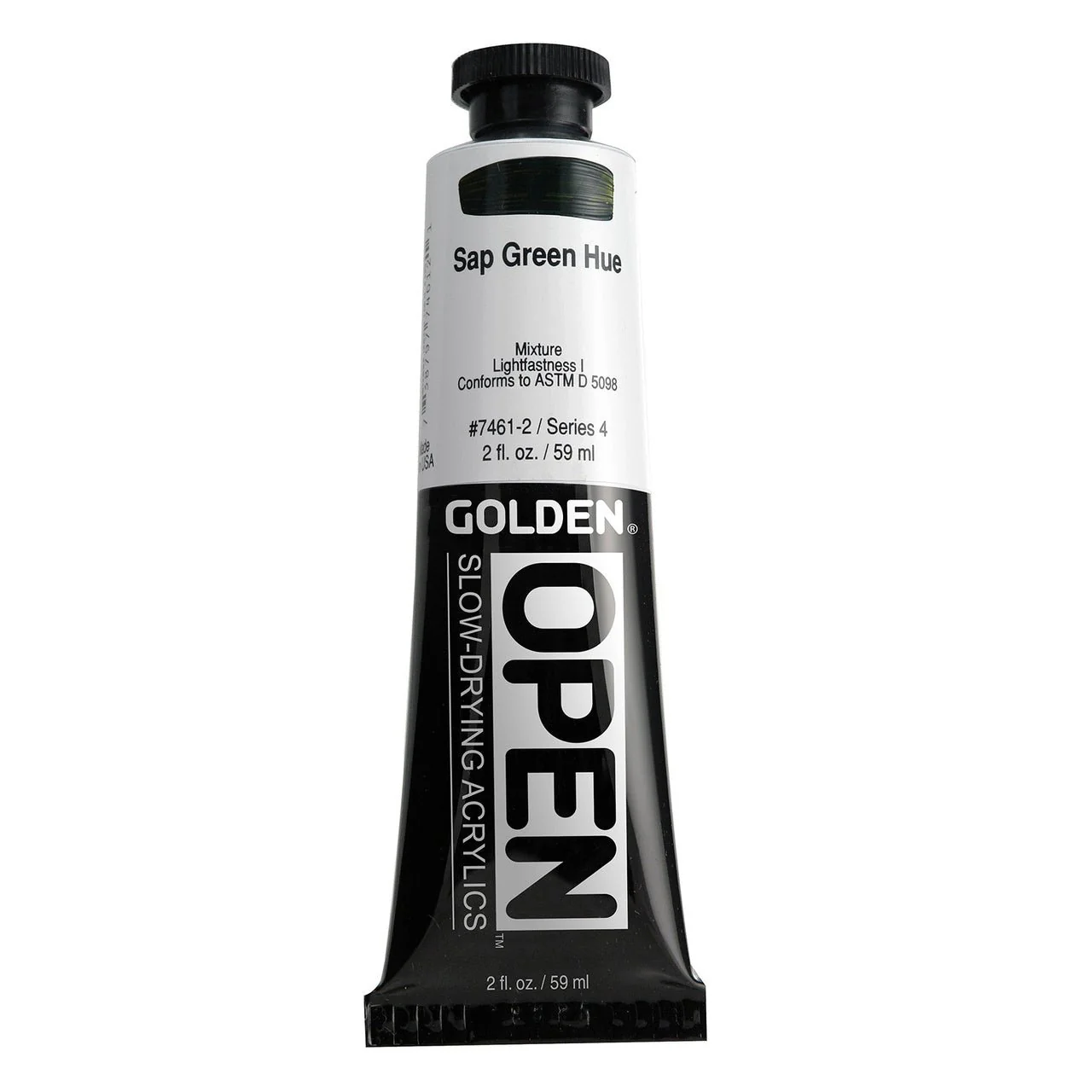 Golden OPEN Acrylic Sap Green Hue 2 oz