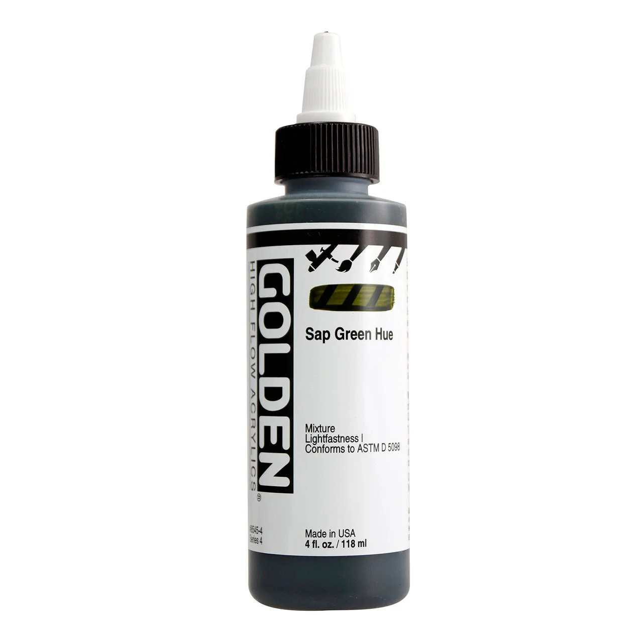 Golden High Flow Acrylic Sap Green Hue 4 oz