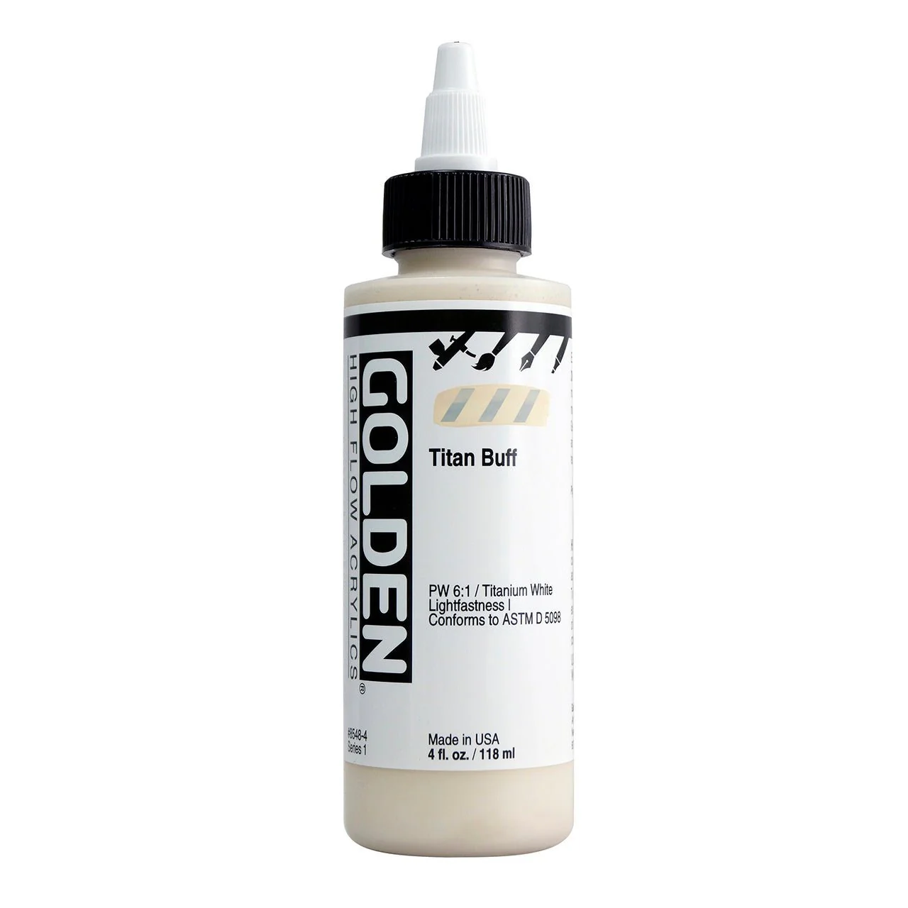 Golden High Flow Acrylic Titan Buff  4 oz