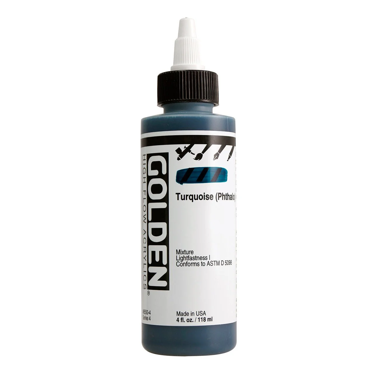 Golden High Flow Acrylic Turquoise (Phthalo ) 4 oz