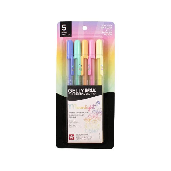 Gelly Roll Moonlight Pastel Set of 5