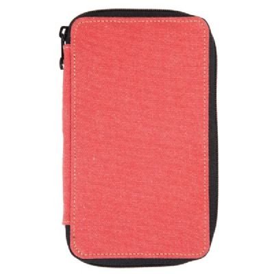 Global Art Canvas Pencil Case - Rose Maximum capacity 24, best suited for 12