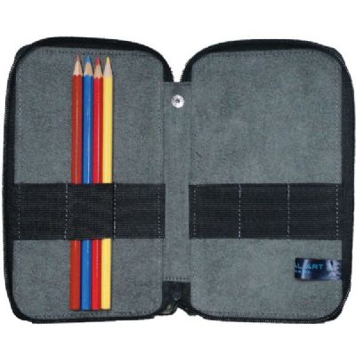 Global Art Canvas Pencil Case - Rose Maximum capacity 24, best suited for 12 - Image 2