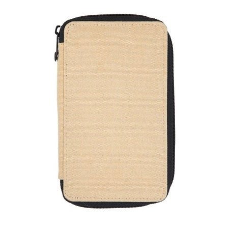 Global Art Canvas Pencil Case - Wheat Maximum capacity 48, best suited for 24