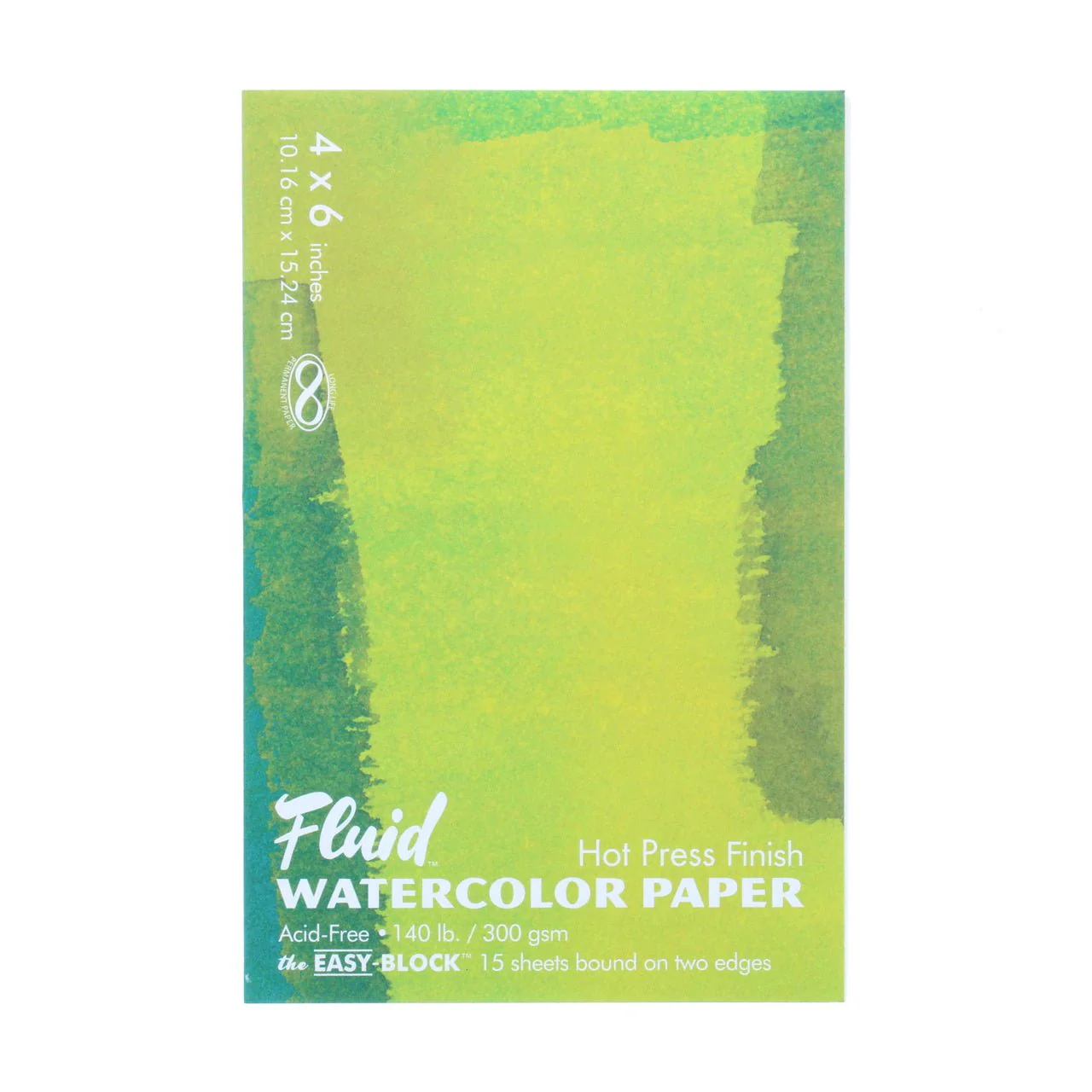 Fluid Watercolor Block - Hot Press -  4X6