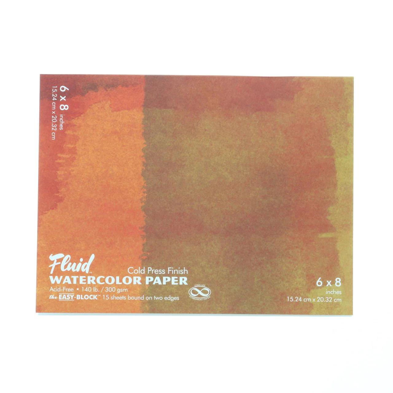 Fluid Watercolor Block - Cold Press -  6X8