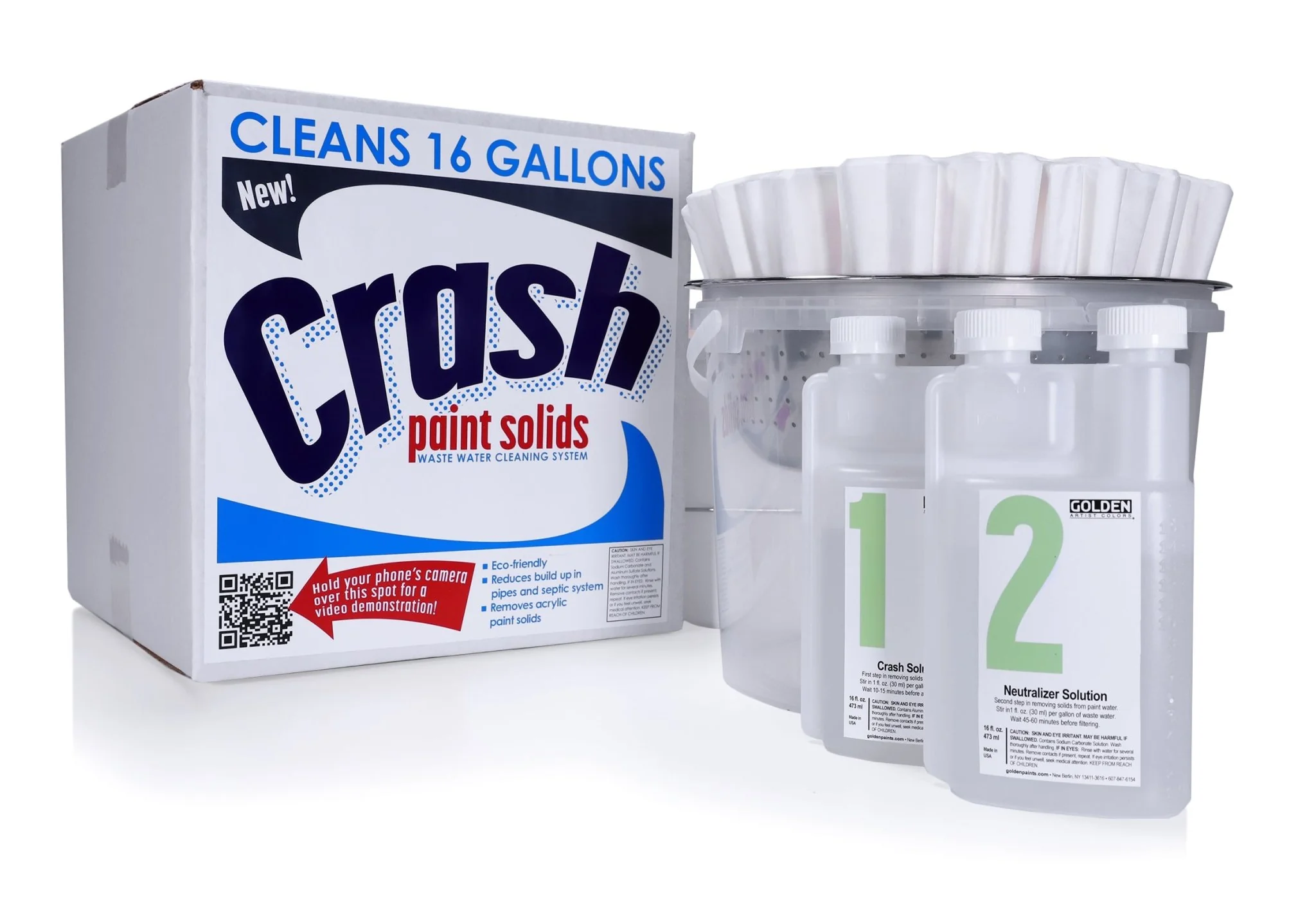 Golden Crash Paint Solids - Waste Water Kit
