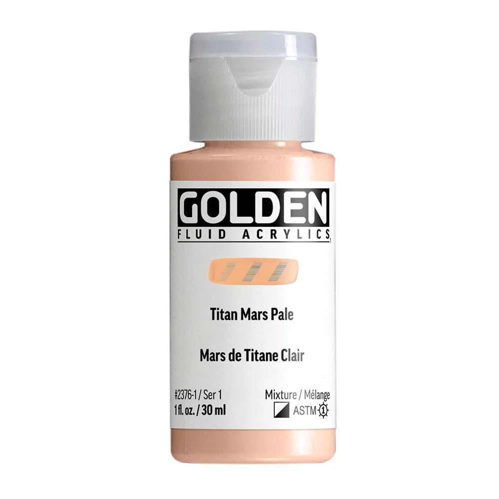Golden Fluid Acrylic Titan Mars Pale 1 oz