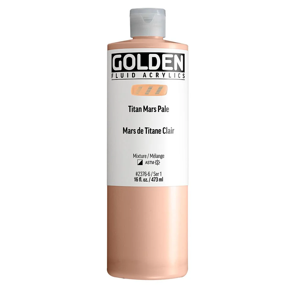 Golden Fluid Acrylic Titan Mars Pale  16 fl. oz. / 473 ml